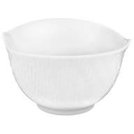 Cup, Shape "Waves Relief", white, H 4,9 cm