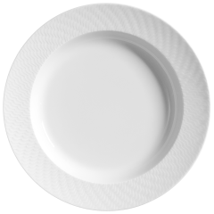 Soup Plate, Shape "No 41 Waves Relief", white, Ø 23 cm