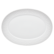 Platter, oval, Royal Blossom, white, Shape "No 41", L 36 cm