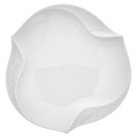 Bowl, Shape "Waves Relief", white, Ø 15,5 cm