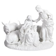 Christ birth, white, H 17,5 cm