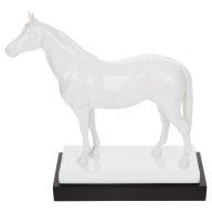Horse Alchimist, white, H 20 cm