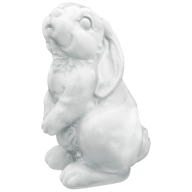 Hare Theo, white, H 13 cm