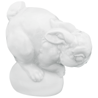Hare Benno, white, H 8,5 cm