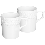 Mug-Set, 2-pcs., Shape "No 41", white
