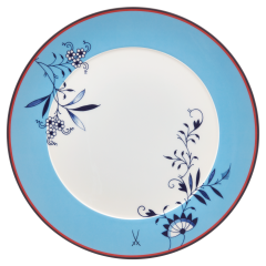 Dinner Plate, Shape "No 41", "MEISSEN Collage", "Bloomy Feathers", Ø 29 cm