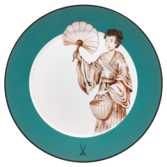 Starter- and Dessert Plate, Shape "No 41", "MEISSEN Collage", "Noble Chinese", Ø 22 cm