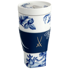 Coffee to go mug with cuff, Shape "nova", mokey and sloth, V 0,35 l