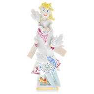 Cinderella fairytale figure, Coloured, with gold, H 10 cm